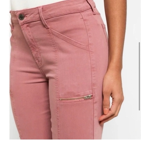 Pistola Hannah Skinny Pink Cargo Jeans - Picture 2 of 5